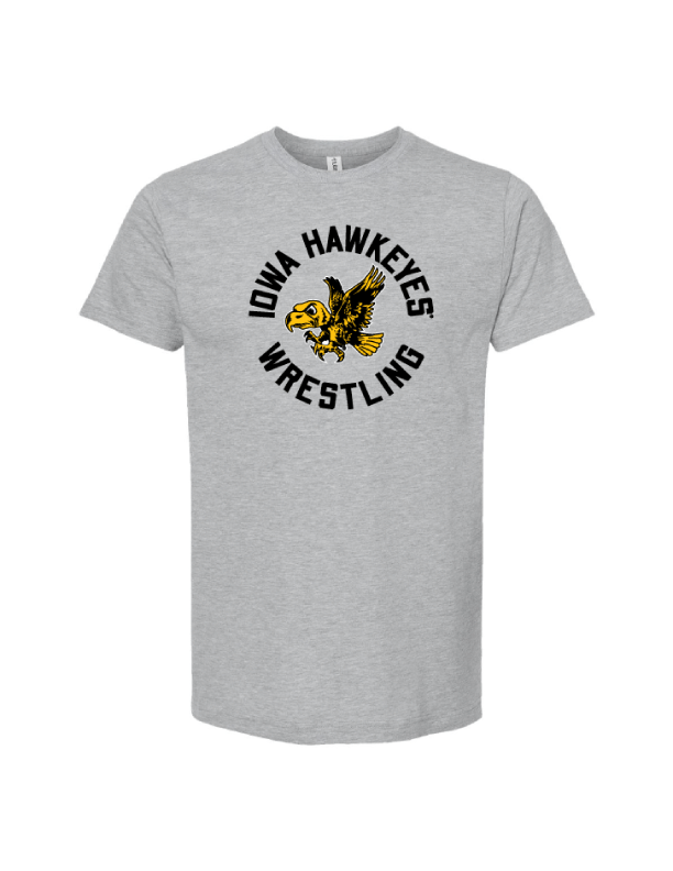 トップス 70s usa iowauniversity wrestling t-shirt Vintage Iowa Hawkeyes Wrestling Shirt NCAA Champs USA 1983 7